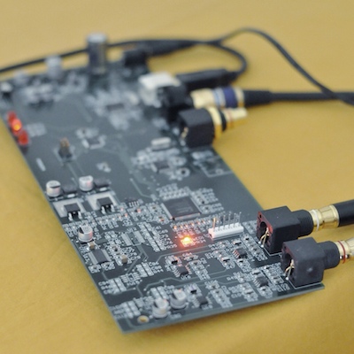 MYDAC II logic board, developed by Michael Yee