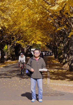 [Michael Yee at the Hikarigaoka Park, Nerima, Tokyo]