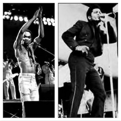 Fela Kuti and James Brown