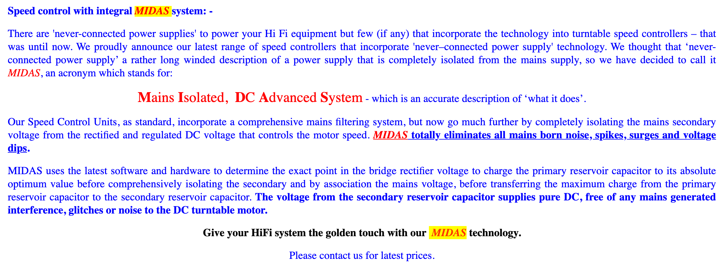 MIDAS Technology, True Point Audio