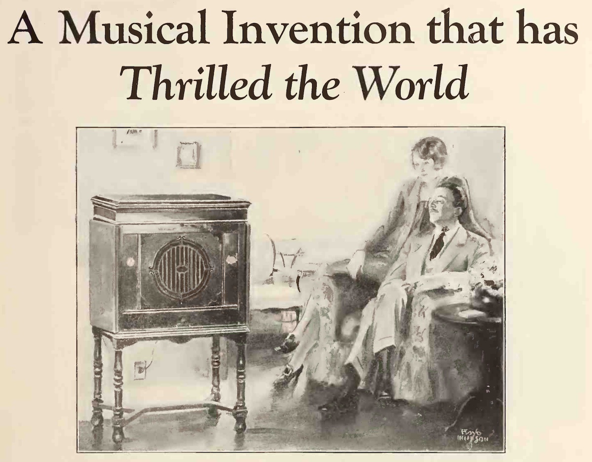 Brunswick Panatrope Ad, The Talking Machine World, Feb. 15, 1927, p.5