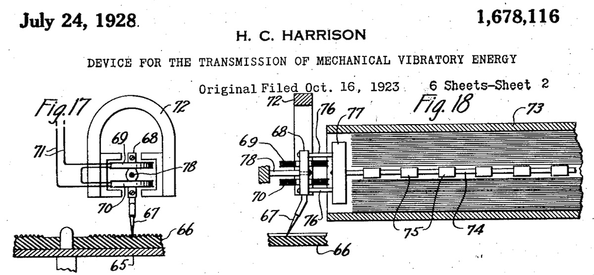 US Patent 1,678,116A (Harrison, 1928)