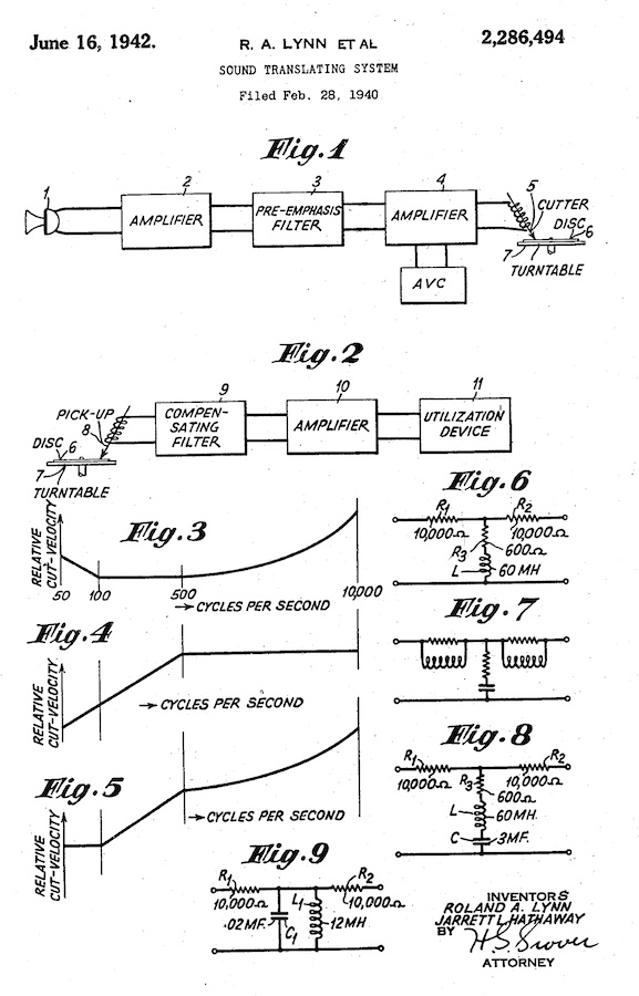 US Patent 2,286,494 “Sound Translating System”