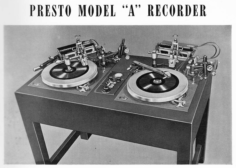 Presto 28-A Recorder (1940)