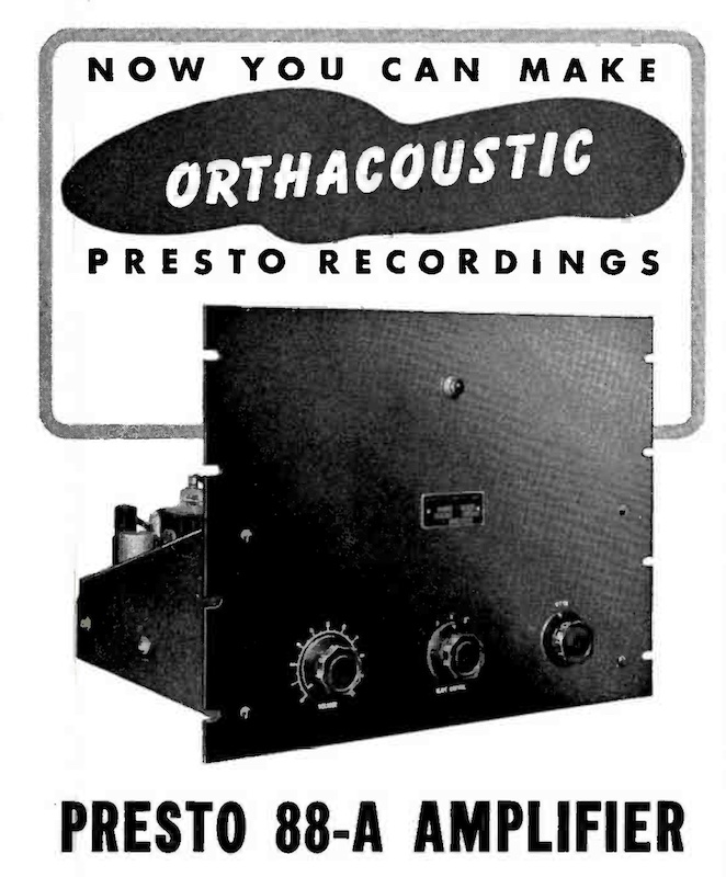 Presto 88-A Amplifier (1941)
