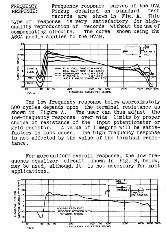 Shure Models 97A / 97AN Data Sheet (1941)