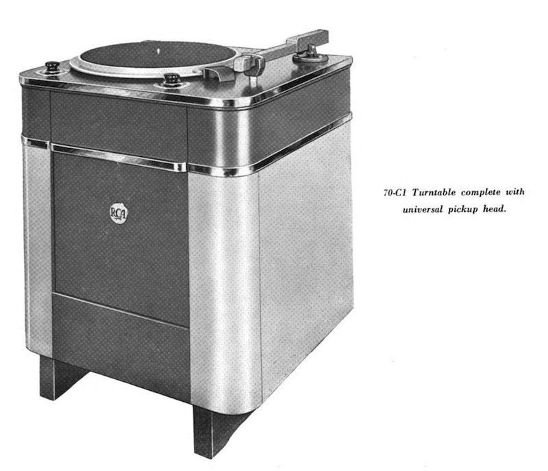 RCA 70-C1 Turntable complete (1945)