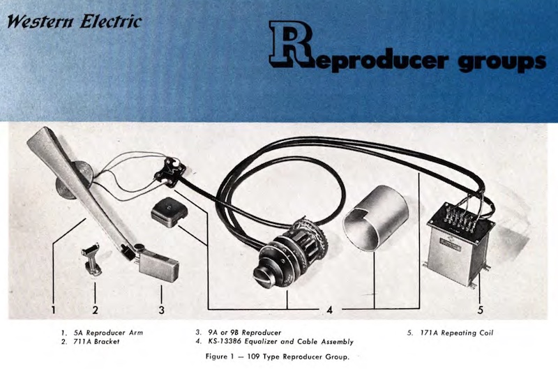 Western Electric Reproducer Groups (1949)
