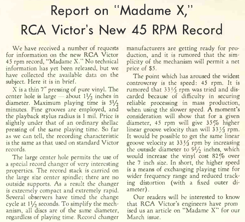 Report on “Madame X”