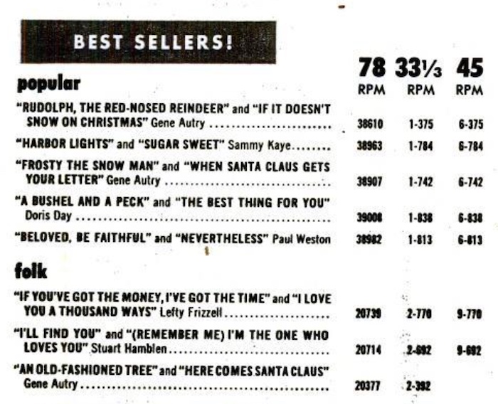 Columbia Records Best Sellers! (1950)