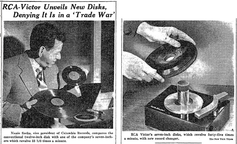“RCA-Victor Unveils New Disks, Denying It Is in a ‘Trade War’”