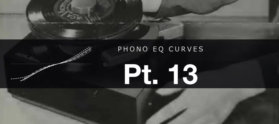 Gloved hands loading 45rpm records onto an RCA Victor changer