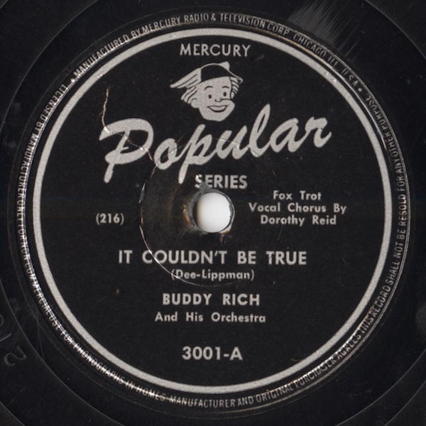 Mercury 3001-A “It Couldn't Be True”