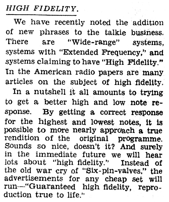 The Near Future of Radio (1934)