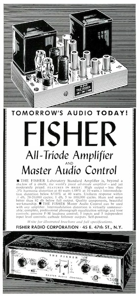Fisher 50-C Master Audio Control