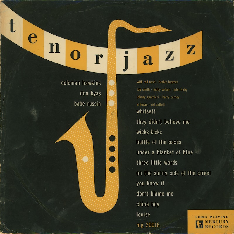 Mercury MG-20016 “Tenor Jazz” (Front Cover)