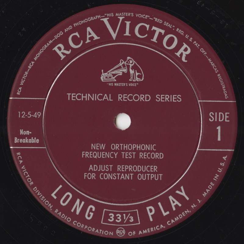 RCA Victor 12-5-49 (Label A)
