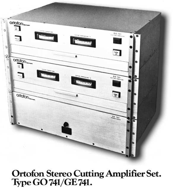 Ortofon GO 741 / GE 741 Cutting Amplifier Set