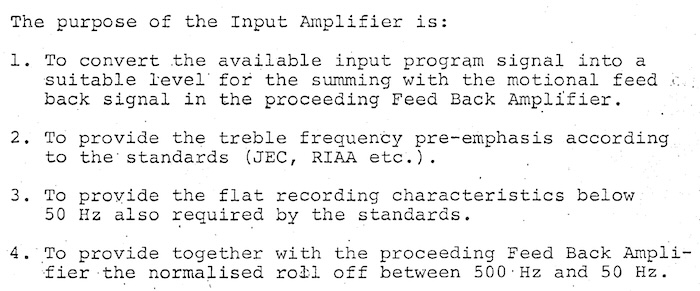 Ortofon GO 741 Input Amplifier Manual