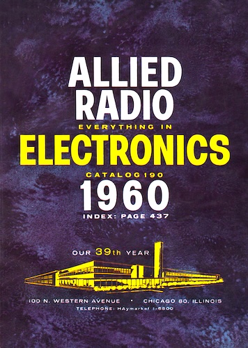 Allied Radio Catalog No. 190 1960