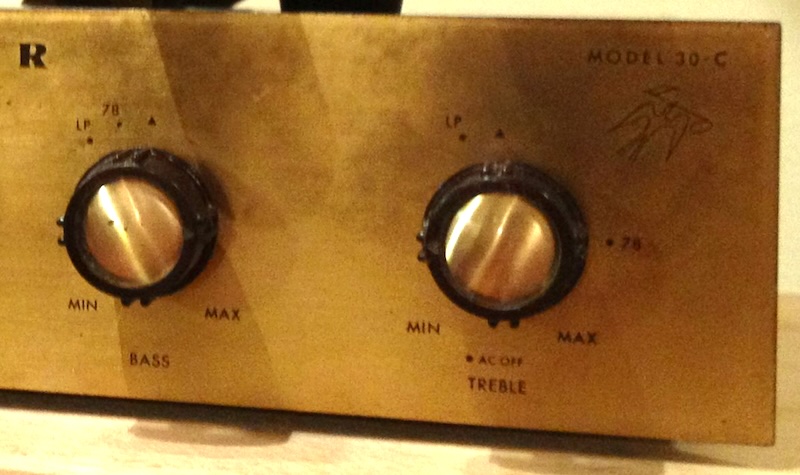 Fisher 30-C Master Audio Control (Bass/Treble)