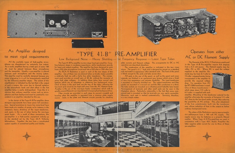 RCA Victor Type 41-B Pre-Amplifier (1933)