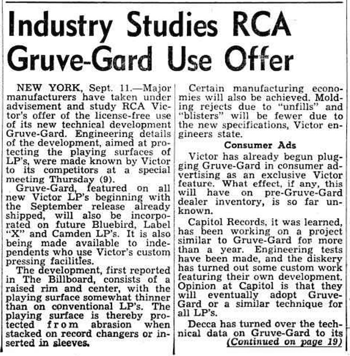 Industry Studies RCA Gruve-Gard Use Offer