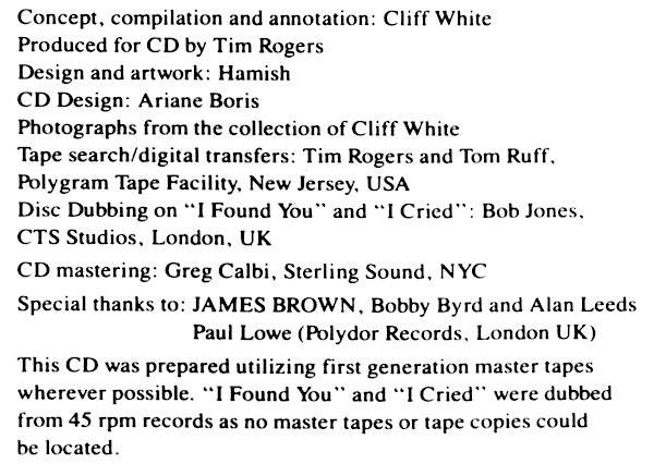 Engineering Credits for the “Roots of a Revolution” 2CD