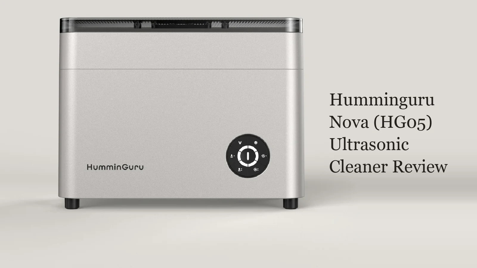 HumminGuru NOVA アドバンス超音波レコードクリーナ | microgroove.jp