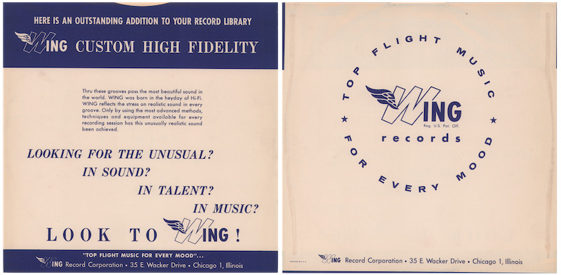 Wing LP Inner Sleeve (Front and Back)