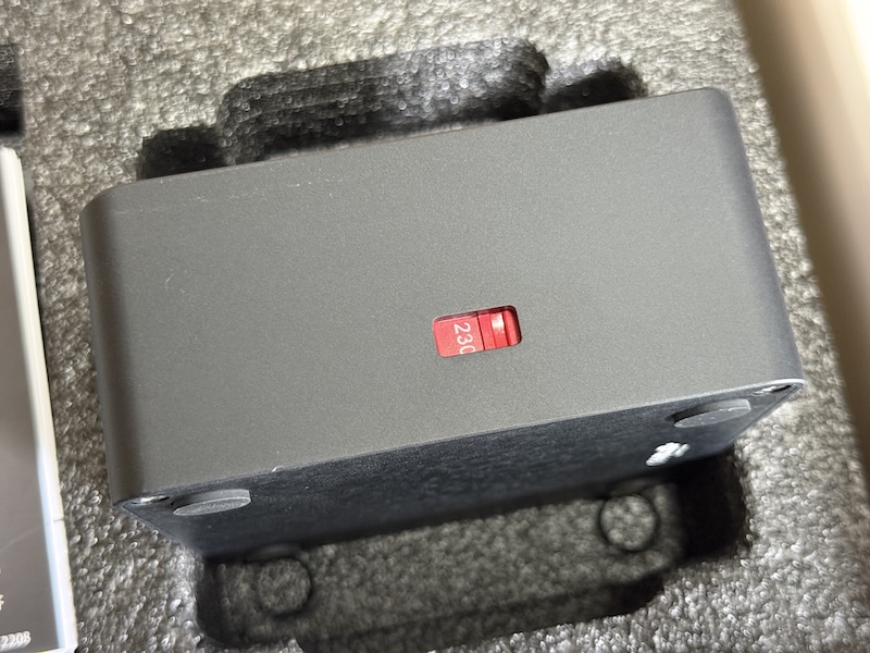 TOPPING P50 Voltage Selector Switch