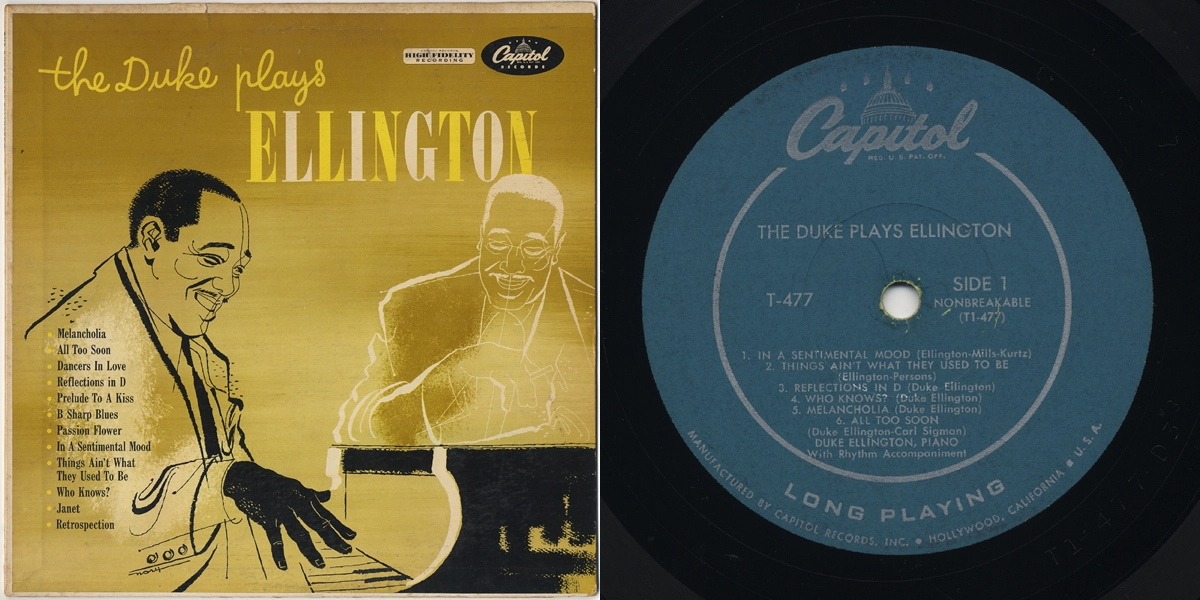 Capitol T-477 ("High Fidelity" Cover) (Turquoise Label w/o Deep Groove, D5/D2 matrix) | microgroove.jp Capitol T-477 ("High Fidelity" Cover) (Turquoise Label w/o Deep Groove, D5 matrix)