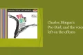Charles Mingus's Pre-Bird album cover — the 1999 Verve Master Edition CD (314 538 636-2), reproducing the original 1960 Mercury LP jacket design (Mercury SR-60627) — with the article title 'Charles Mingus's Pre-Bird, and the voices left on the offcuts'